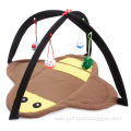 Velvet breathable variety of cartoon bell foldable tent